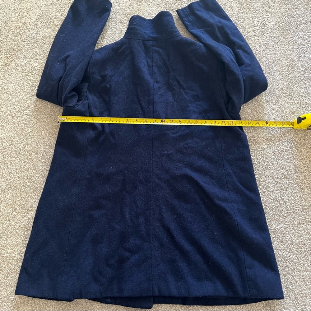 Old Navy Deep Blue Double Breasted Wool Coat - Picture 12 of 12